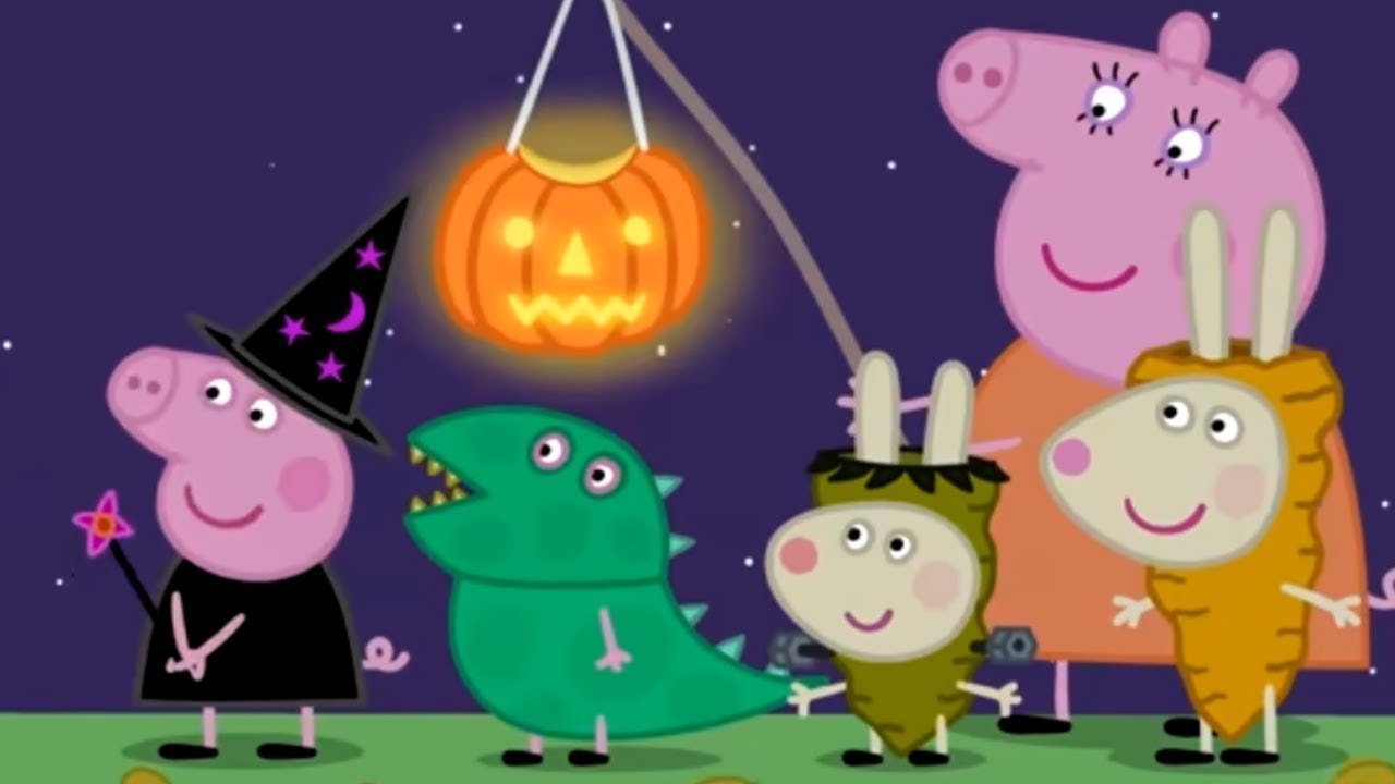 Peppa Pig English Episodes - Halloween Party! Peppa Pig ...