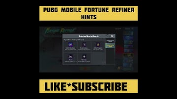 PUBG Mobile Fortune Refiner Hints | How to Unlock the surprise reward #pubg #shorts #shortvideo