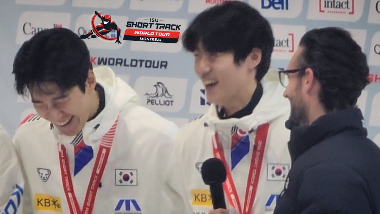 경악씨리즈(4) - 털모자 던진 거 받은 썰 푼다 - 대한민국🇰🇷🏅금메달🏅남자 계주 5,000M 결승전 2025.10.12 쇼트트랙 월드투어(1차) 🇨🇦캐나다🇨🇦 몬트리올