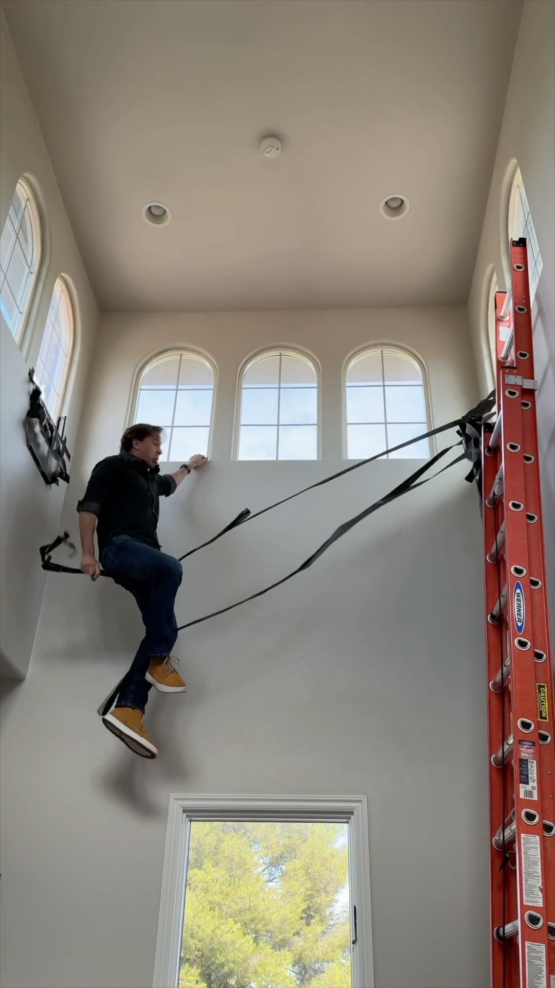 Dad ruins house with giant hammock?