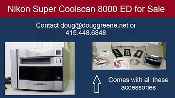Nikon Super Coolscan 8000 ED for Sale (Video shows it working with Windows 1)