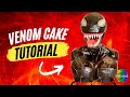 Venom cake tutorial #venom #caketutorial #foodie