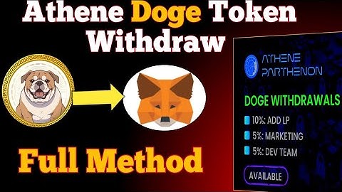 How To Withdraw Dogecoin From Athene App To Metamask | How To Import Dogecoin On Metamask