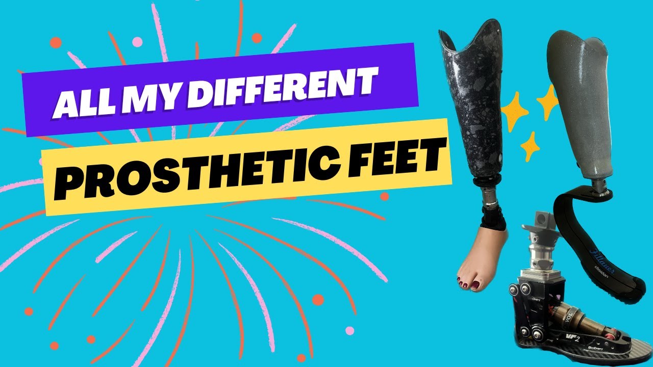 All My Different Prosthetic Feet - YouTube