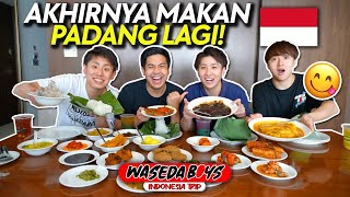 MUKBANG NASI PADANG SEMUA LAUK BARENG WASEDABOYS!! | INDONESIA TRIP 6