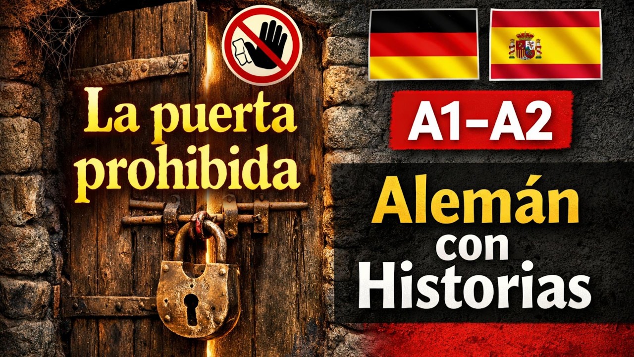 La puerta prohibida (A1–A2) | Historia en alemán para principiantes  |#learngerman #aprenderalemán