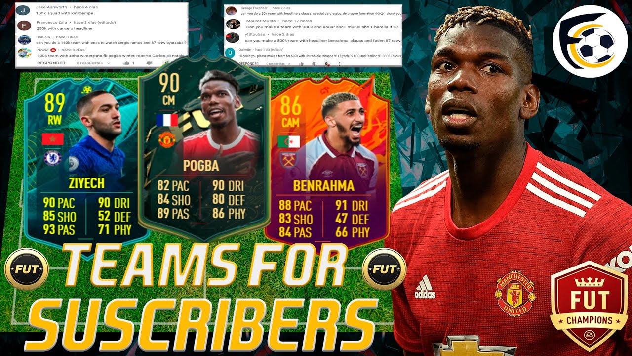 FIFA 22 BEST TEAMS! FIFA 22 100K 200K 300K 500K 2M SQUAD BUILDER WITH