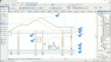 27. ELEVATION DIMENSIONING IN  ARCHICAD/  HOW TO DIMENSION SECTION PLAN IN ARCHICAD