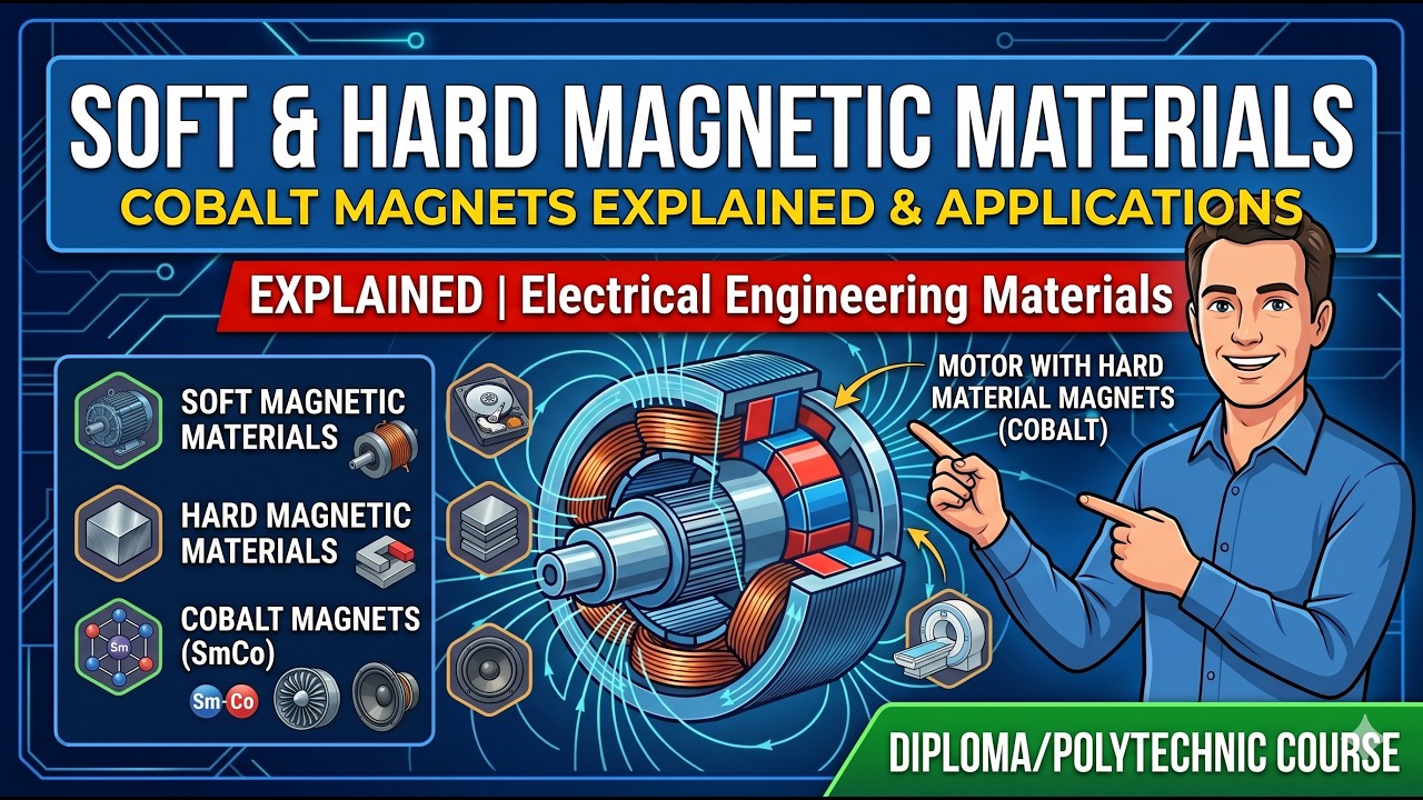 Magnet Base Material Soft | Hard Magnetic Materials, Applications | Cobalt Magnets Explained ...