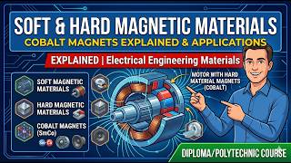 Soft | Hard Magnetic Materials, Applications | Cobalt Magnets Explained | Engineering Materials
