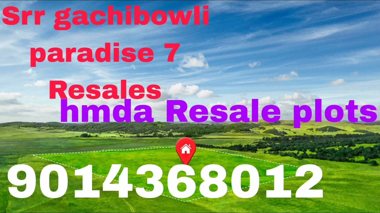 Villa plots sale in    Bhanuru | gachibowli paradise phase 7 | Reasal  plots   BHANURU