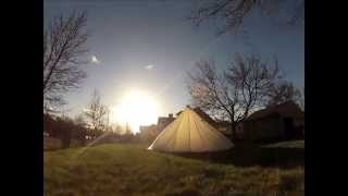 Kifaru Tent - Setup in the Front Yard