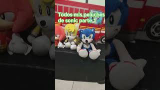 todos mis peluches de sonic