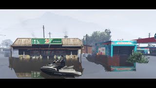 GTAV Tsunami - Flooded City of Los Santos, San Andreas FiveM