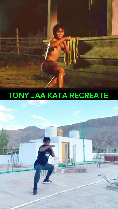 Tony Ja Kata recreate 🥋🦵⚡️ ongbak #martialarts #muaythai #viralshort
