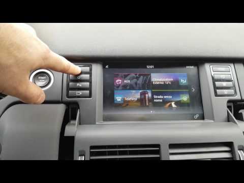 Land Rover Discovery Sport 2016 - Android software on the factory touch screen