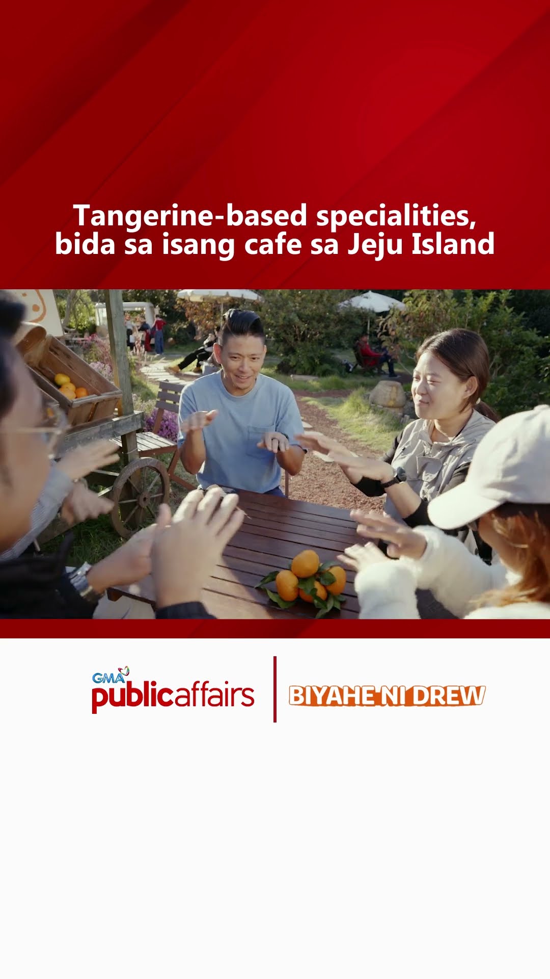 Tangerine-based specialities, bida sa isang cafe sa Jeju Island | Biyahe ni Drew