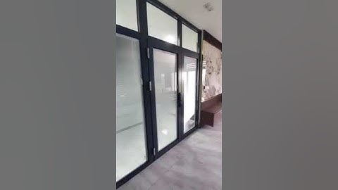 Cửa Nhôm Có Rèm Trong Kính Hộp #shorts