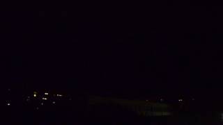 Thunderstorm in Sofia - lightning strike and power flash - 7-8 june 2014