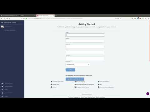 Create account on clever cloud from Github