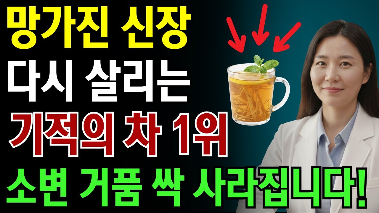 신장 건강을 되찾는 기적의 차 TOP3! 소변 거품이 사라지고 신장이 다시 살아납니다 | 노인 건강 | 닥터 스마트 헬스