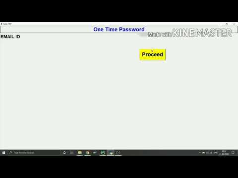Tkinter Send OTP and verify with mail id.for code see description