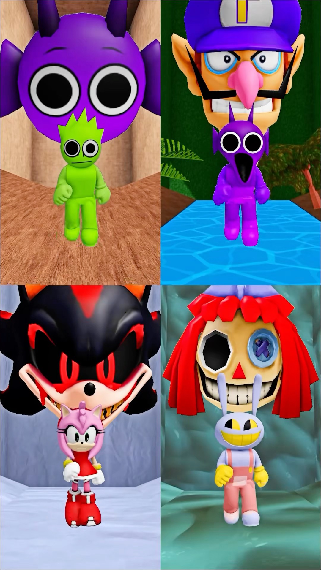 Sprunki Durple 2 #digitalcircus #incredibox #sprunki #sonic #mario #shin #pomni #shadow #jax