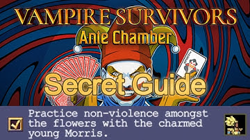 Practice Non Violence Amongst Flowers With Charmed Young Morris | Ante Chambers Vampire Survivors