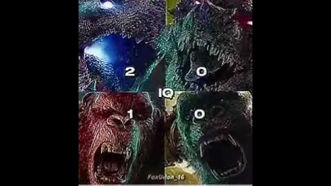 #godzilla  VS #Kong VS #Shimo VS #Skar King #battle #edit
