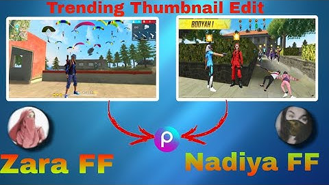 How To Edit Thumbnail Like @zaraff4486 And @NADIYAFF | Full Editing 🔥 Tutorial Step By Step