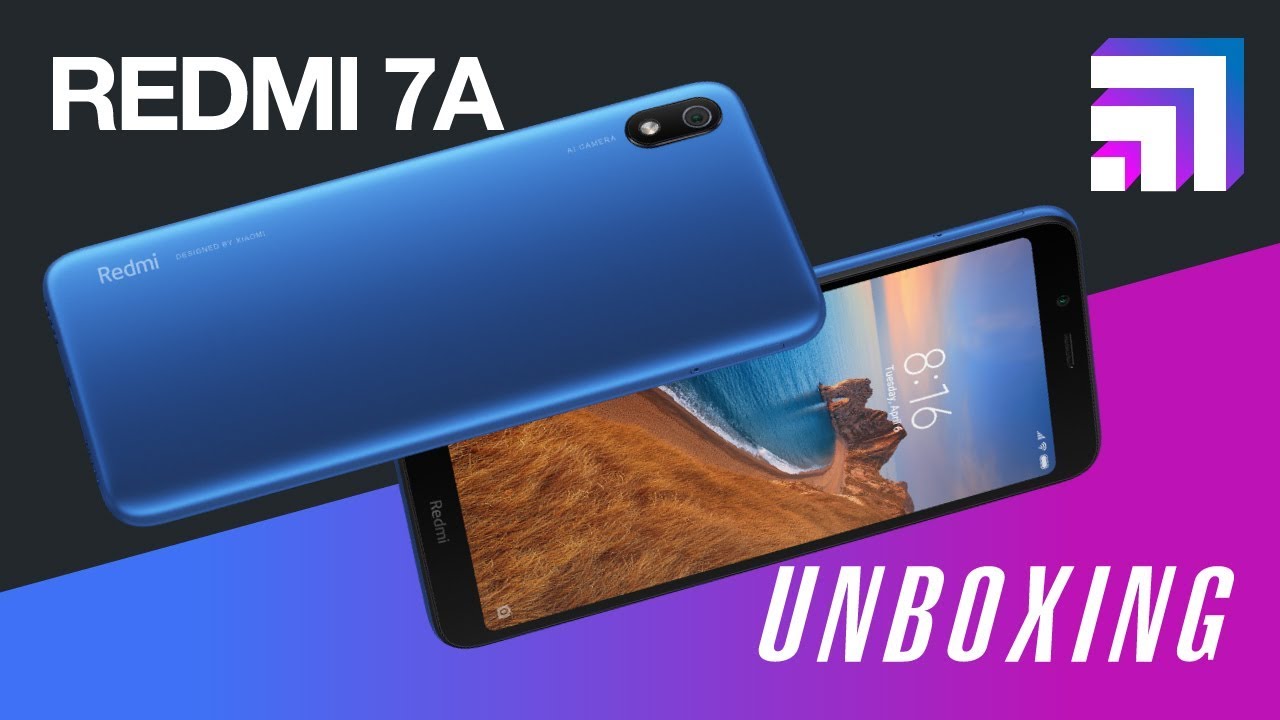 Xiaomi Redmi 7A: Unboxing