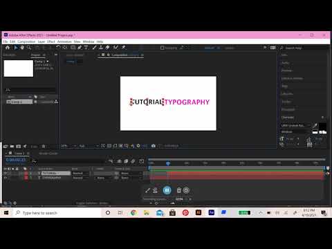 After Effects Tutorial: Make a Text Swing & Bounce Transition!!