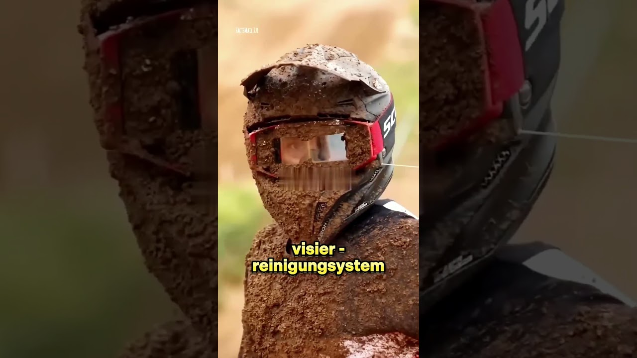Schlamm am Visier? Automatischer Helmwischer! 🥽😯