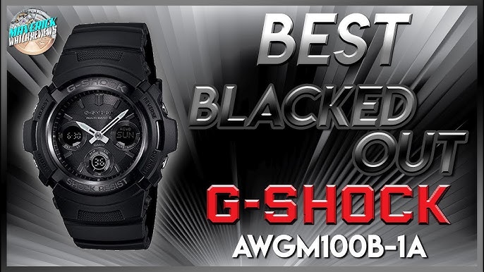 Casio G-Shock AWGM100B-1A - YouTube | Solaruhren