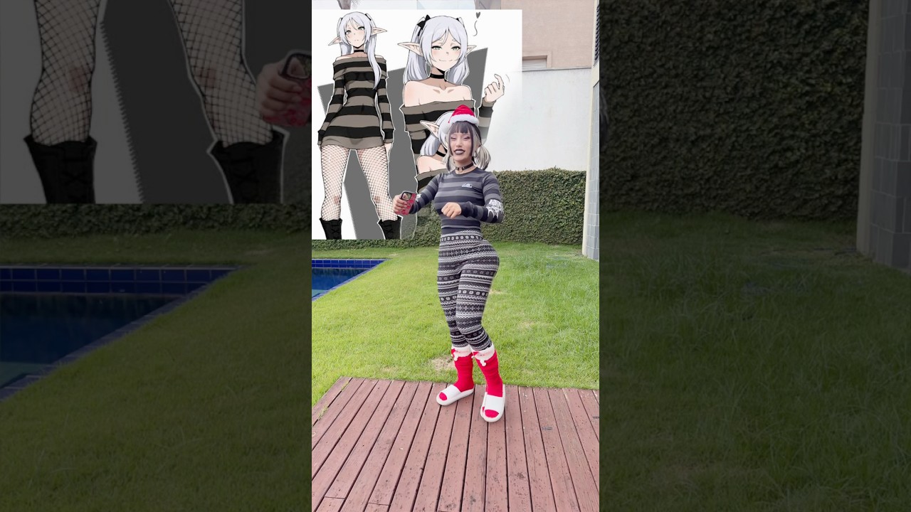 FRIEREN but make it GOTH asf 😳 #anime #cosplay