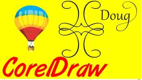 Corel Draw Tips & Tricks Change letter of a Font and more