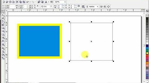 copy properties of an object in coreldraw