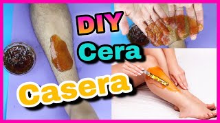 COMO HACER UNA CERA CASERA PARA DEPILAR | CERA DE AZUCAR | NatyGloss -  YouTube