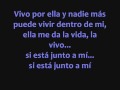 Vivo por ella (LYRICS)