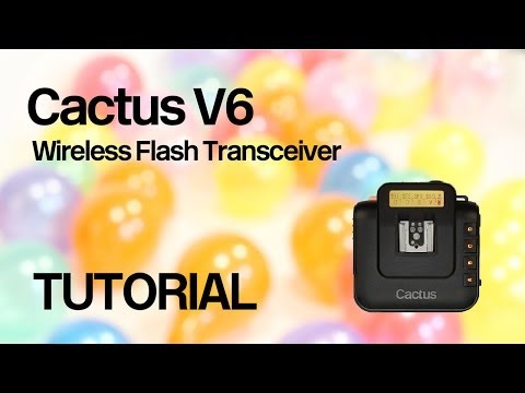 Cactus V6 Flash Trigger Tutorial - Remote Power Control Canon Nikon & Pentax system flashes