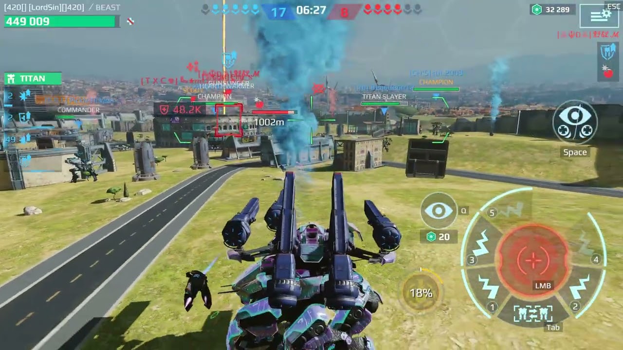 War Robots Flux around and find out