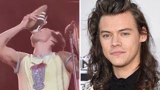 Harry Styles Does a 'Shoey,' Drinks Beer Out of Shoe in Australian Concert Tradition