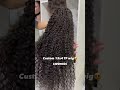 Top quality virgin human hair custom 13x4 full frontal deep wave wig glueless wig #deepwavewig