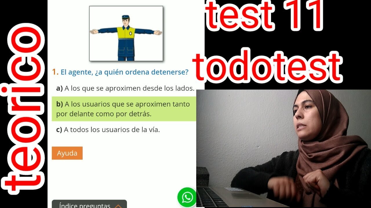 Test 11 ,شرح بالعربية لامتحانات dgt,todo test, teorico YouTube