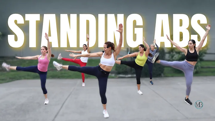 30 MIN Standing Abs Cardio Workout | Low Impact  |...