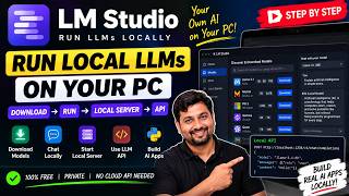 How to Run Local LLMs with LM Studio | Local AI Server & LLM API Setup screenshot 1