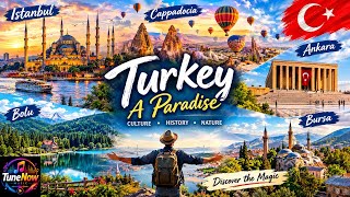 Turkey – A Paradise 🇹🇷 | Cinematic Turkish Travel Song | Istanbul, Cappadocia & Ankara 