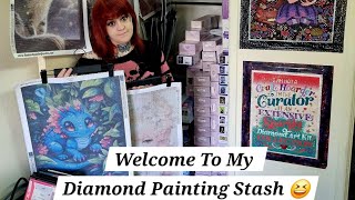 My Diamond Painting Stash 2024 Collection  How many does one have?