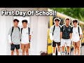 First Day Of School At A New High School! Junior Year! | Brock and Boston