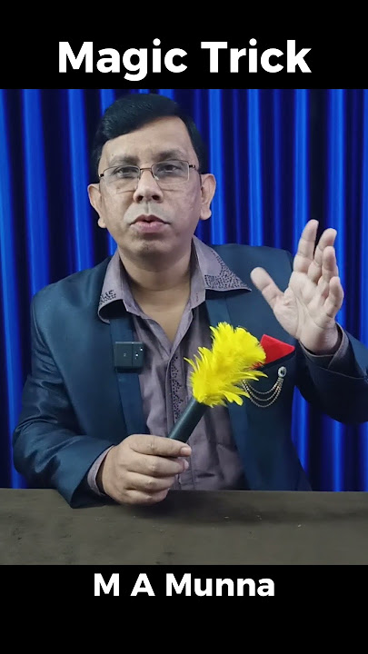 Feather Magic Trick. Magic House. M A Munna. #shorts #magic #illusion